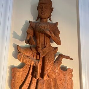 Intricate Wooden Figurine